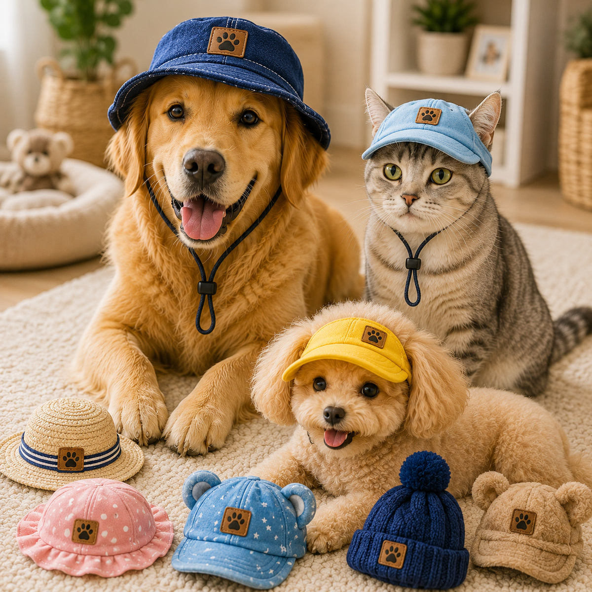 Pet collars, harnesses and accessories